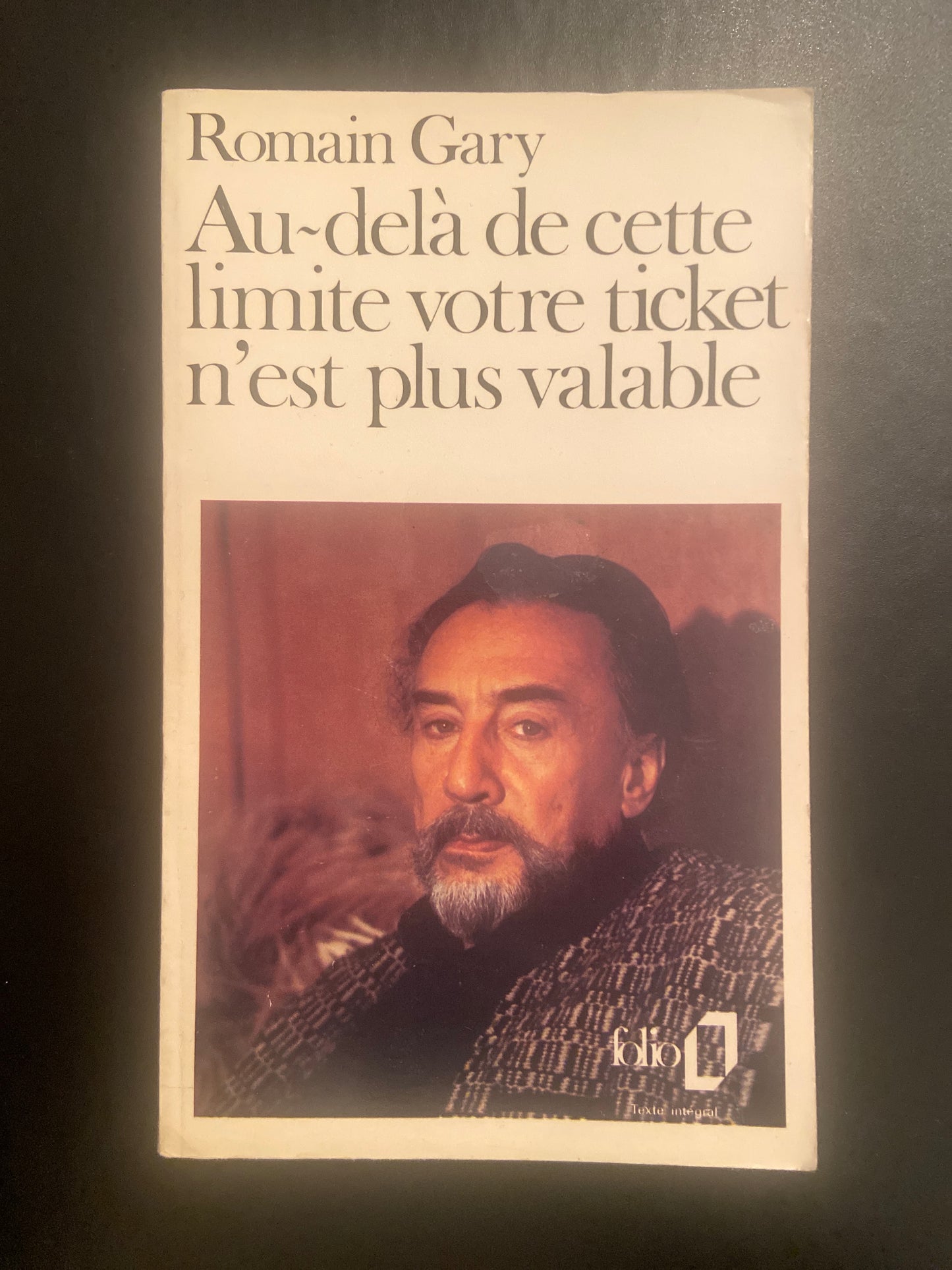 AU-DELÀ DE CETTE LIMITE VOTRE TICKET N'EST PLUS VALABLE