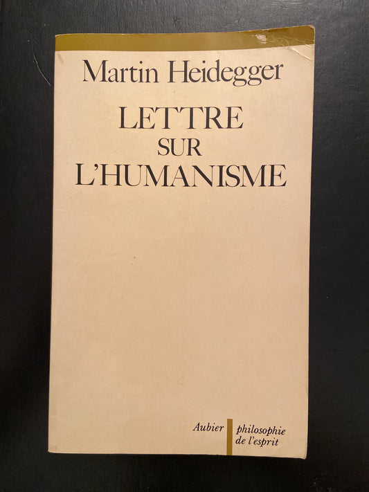 LETTRE SUR L'HUMANISME (BILINGUE)