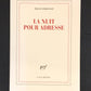 LA NUIT POUR ADRESSE.