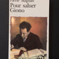 POUR SALUER GIONIO