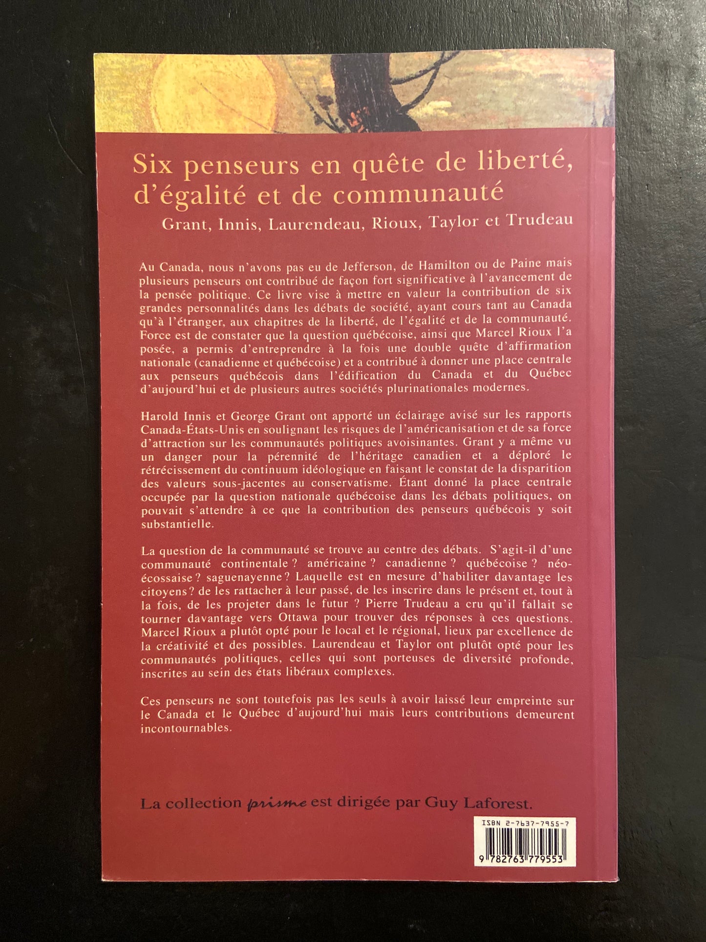 SIX PENSEURS EN QUÊTE DE LIBERTÉ D'ÉGALITÉ ET DE COMMUNAUTÉ