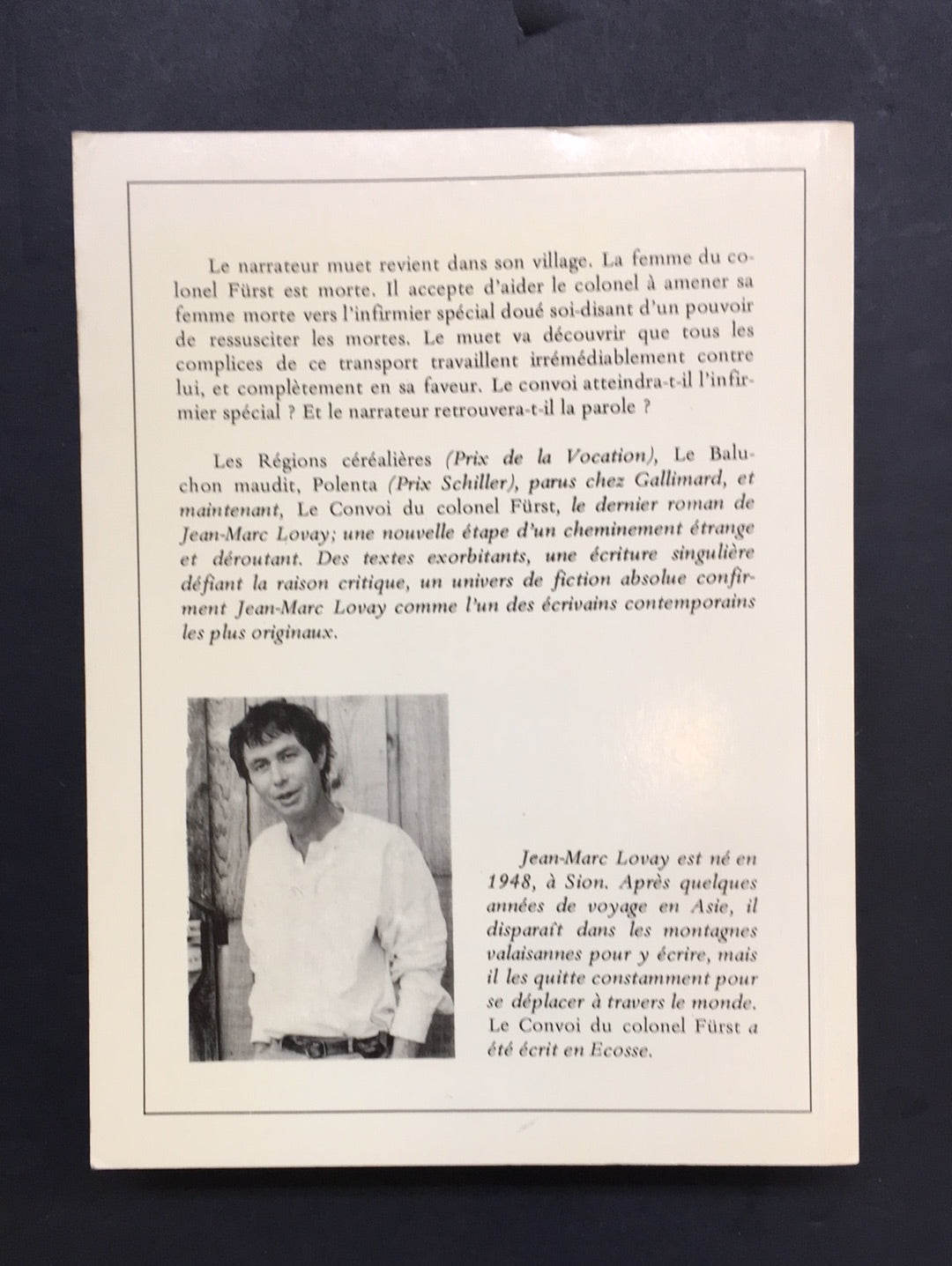 LE CONVOI DU COLONEL FÜRST