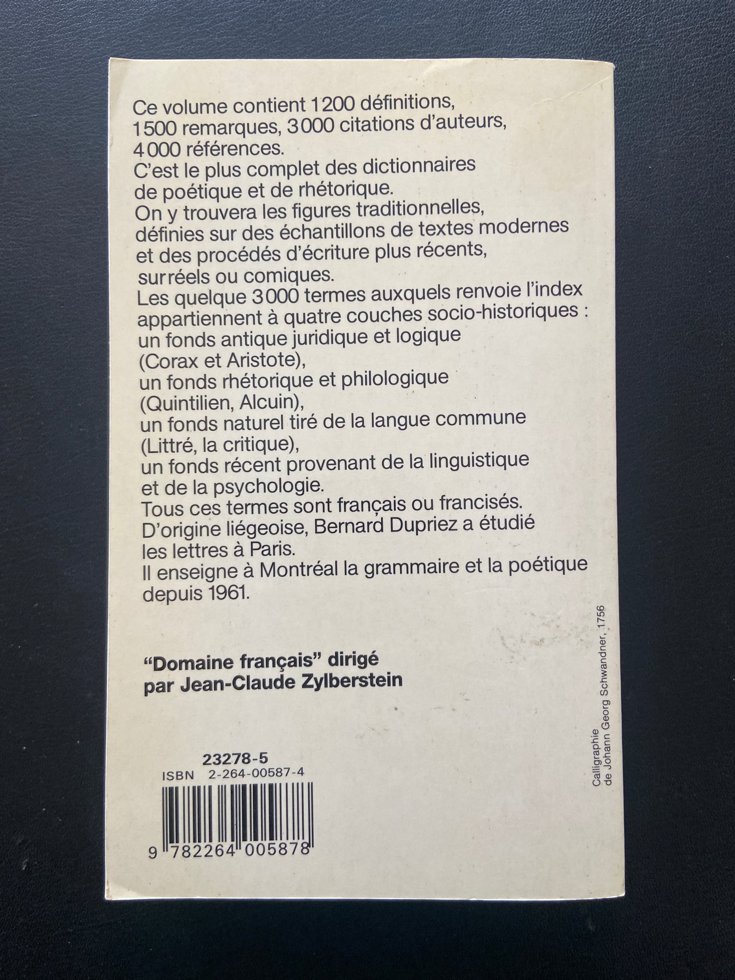 GRADUS - LES PROCÉDÉS LITTÉRAIRES