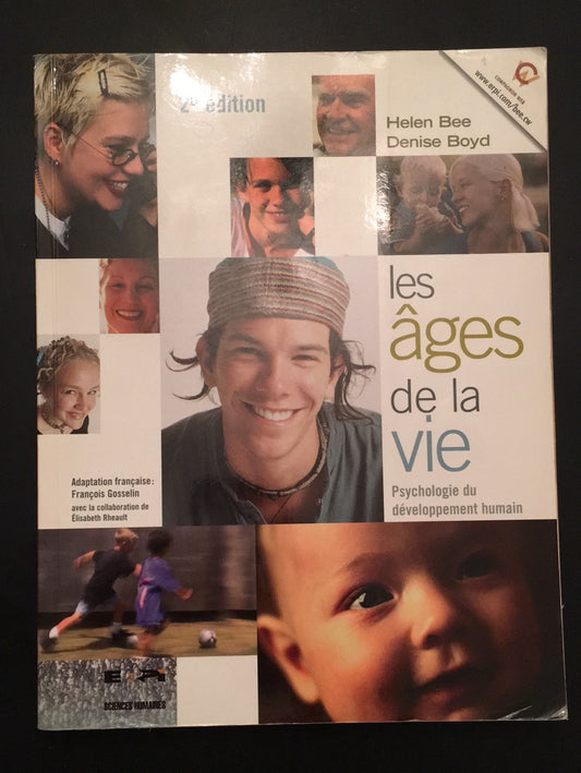 LES ÂGES DE LA VIE - PSYCHOLOGIE DU DÉVELOPPEMENT HUMAIN