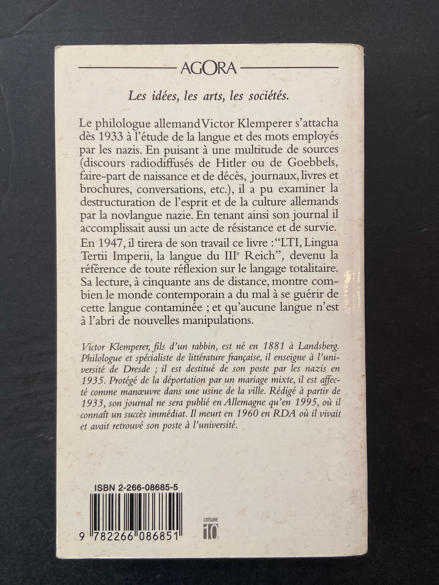 LTI LA LANGUE DU III ème REICH