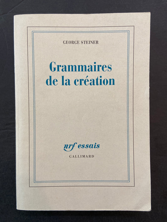 GRAMMAIRES DE LA CRÉATION