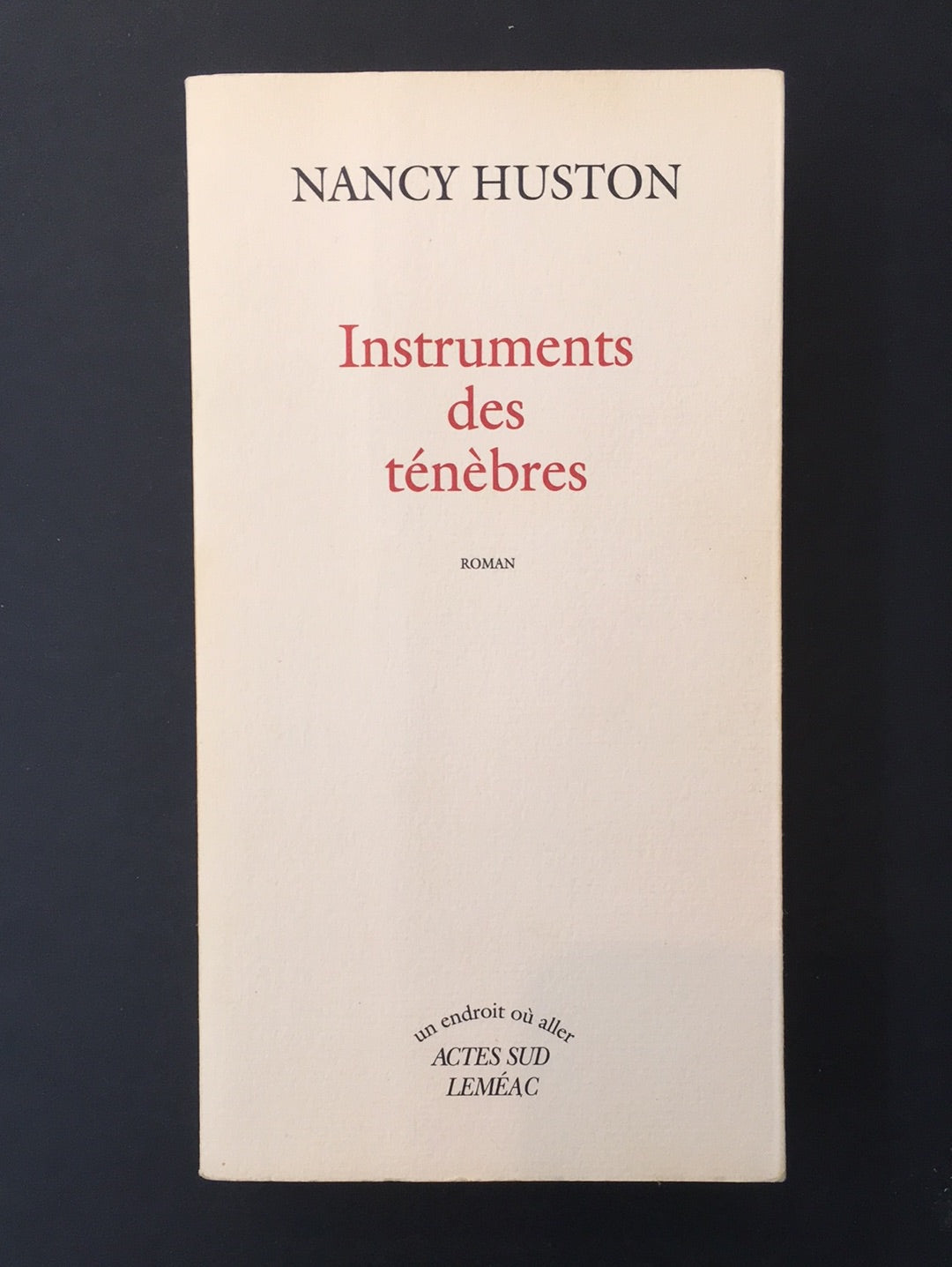 INSTRUMENTS DES TÉNÈBRES