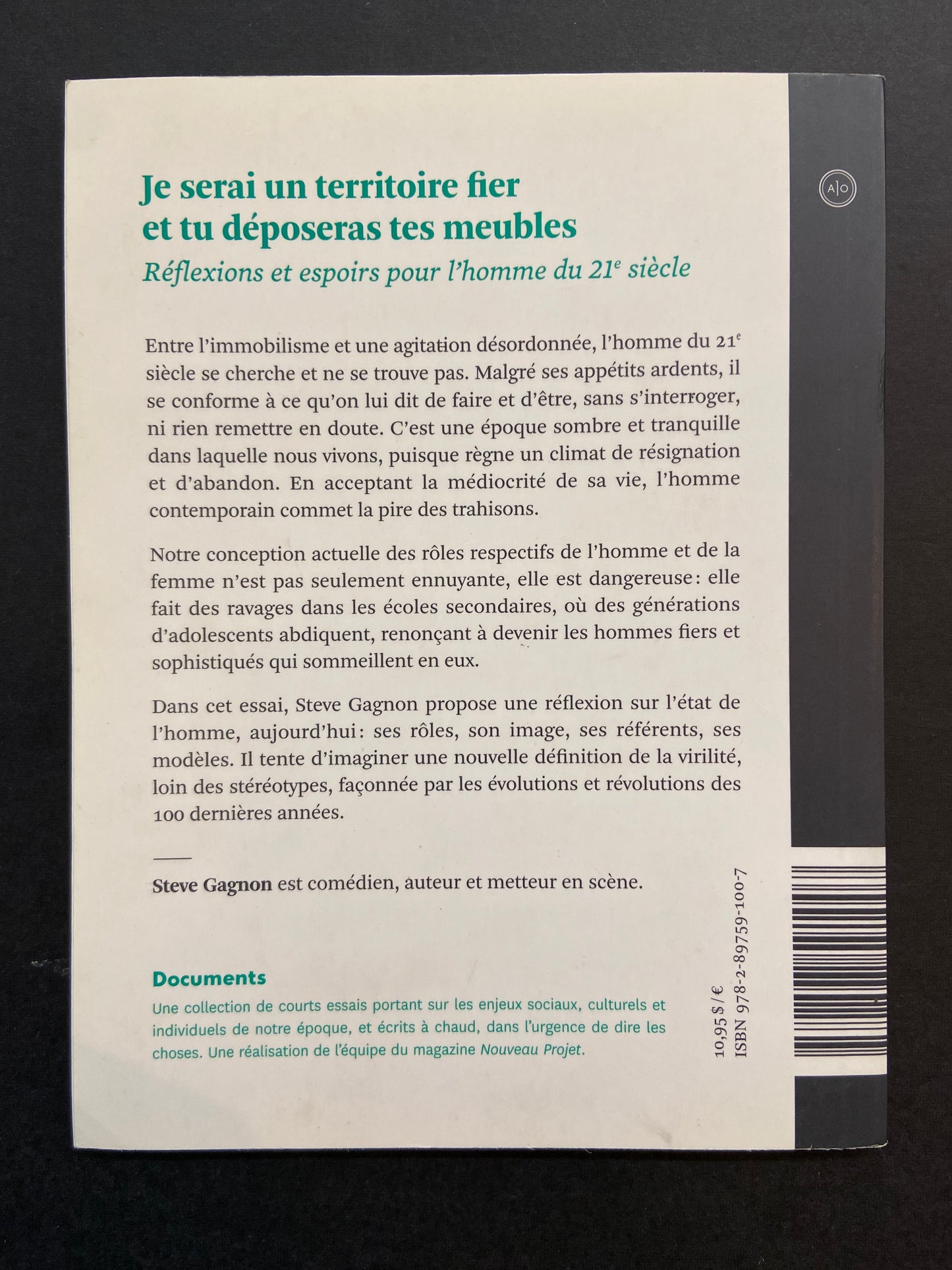 JE SERAI UN TERRITOIRE FIER ET TU DÉPOSERAS TES MEUBLES