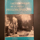 DICTIONNAIRE DE LA LANGUE PHILOSOPHIQUE