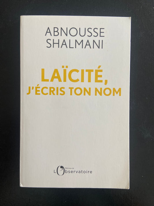 LAÏCITÉ J'ÉCRIS TON NOM