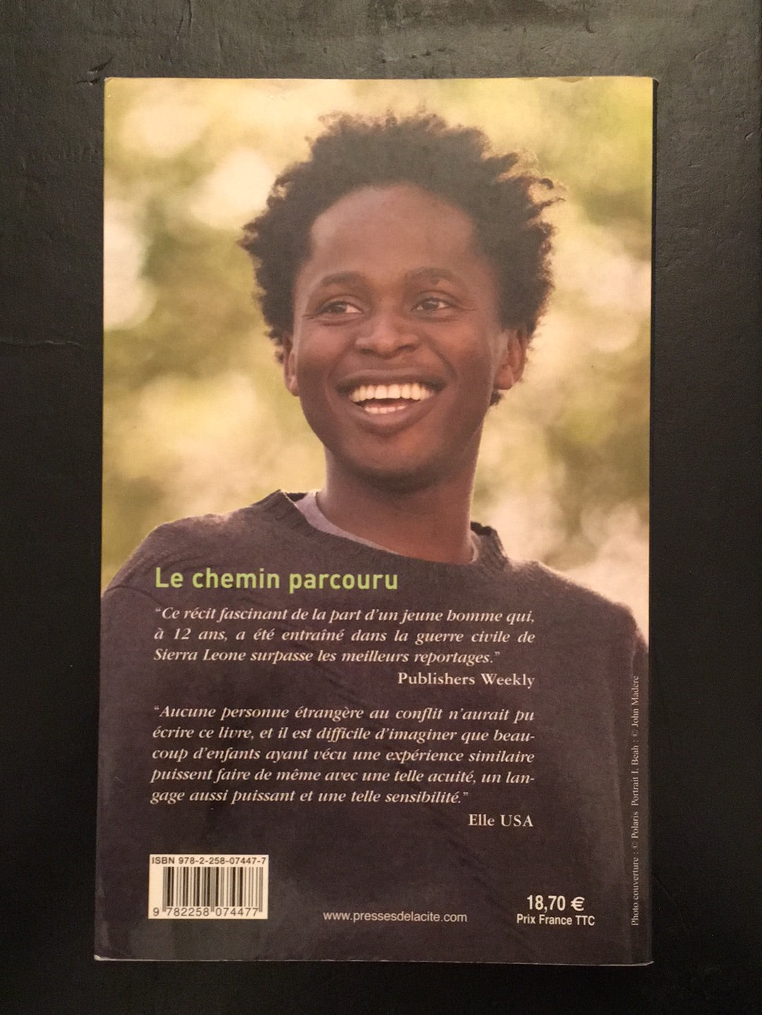 LE CHEMIN PARCOURU - MÉMOIRE D'UN ENFANT SOLDAT