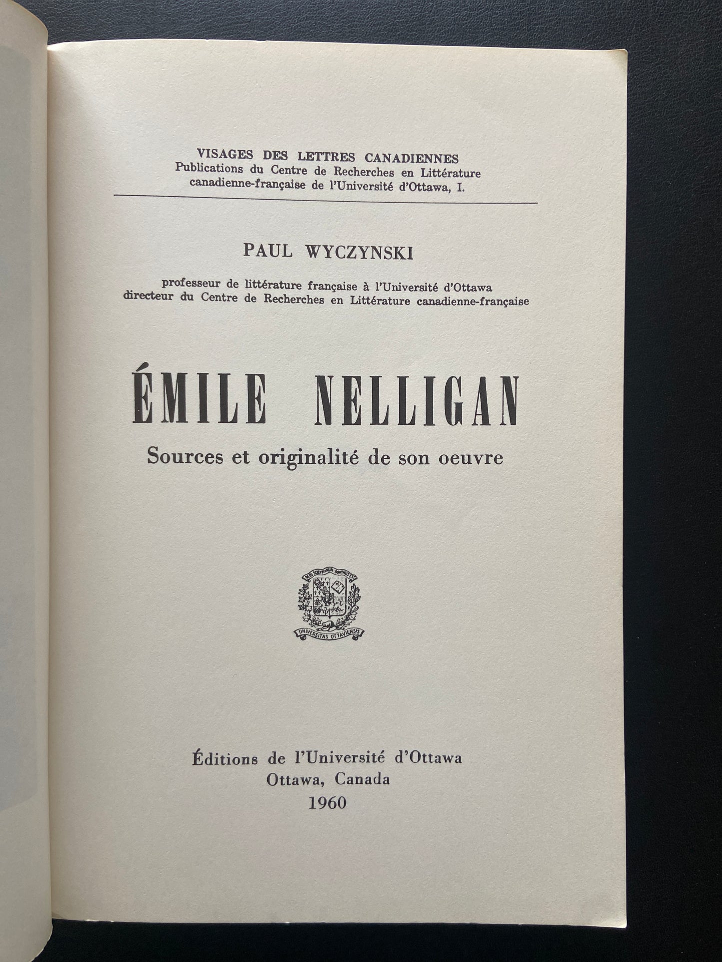 ÉMILE NELLIGAN - SOURCE ET ORIGINALITÉ DE SON OEUVRE