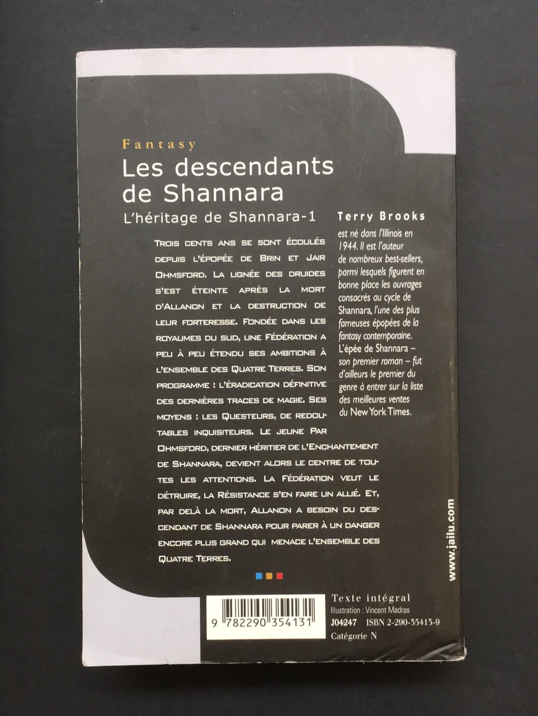 L'HÉRITAGE DE SHANNARA - TOME 01 - LES DESCENDANTS DE SHANNARA