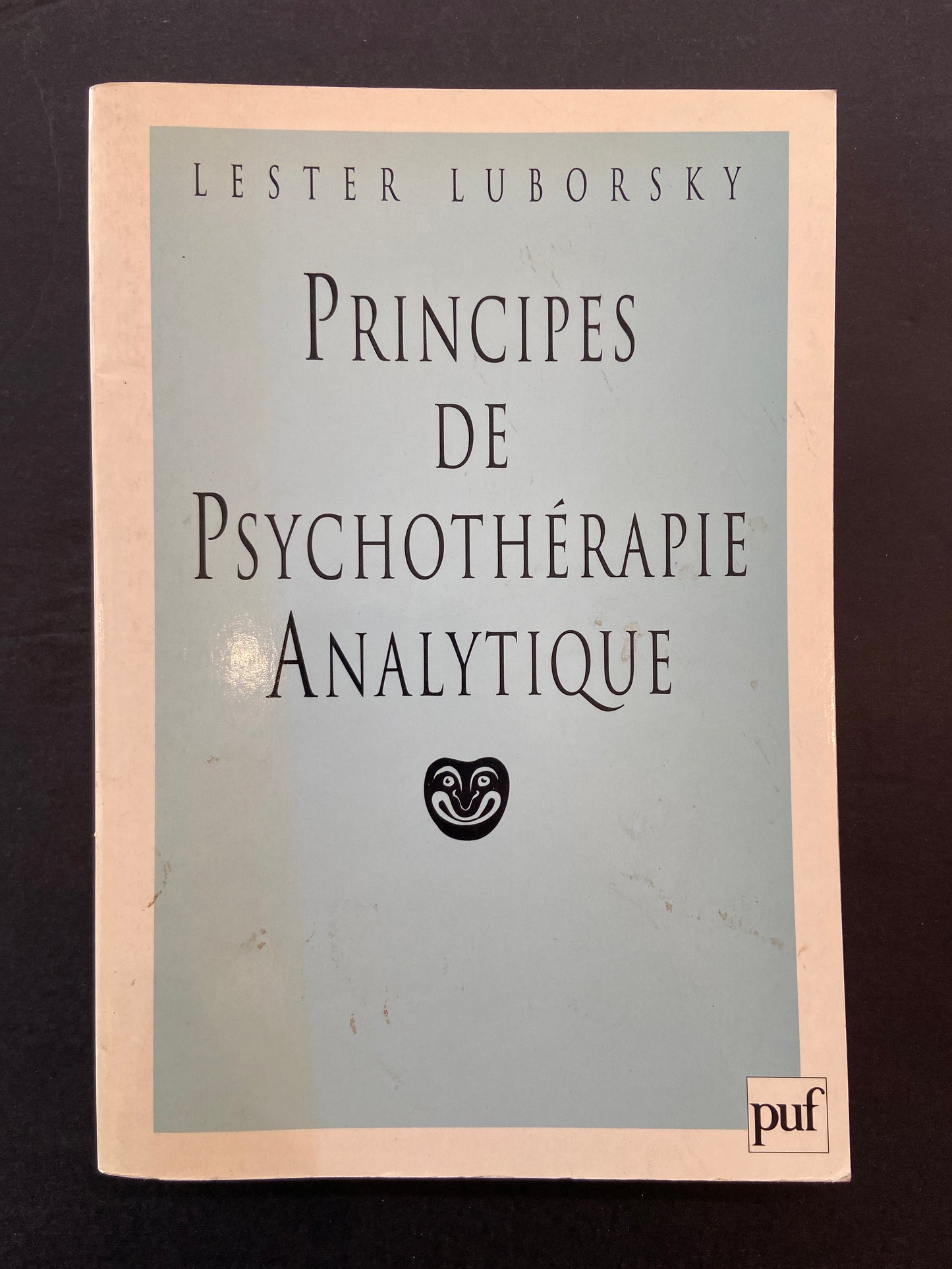 PRINCIPES DE PSYCHOTHÉRAPIE ANALYTIQUE