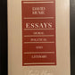 ESSAYS - MORAL POLITICAL AND LITERARY