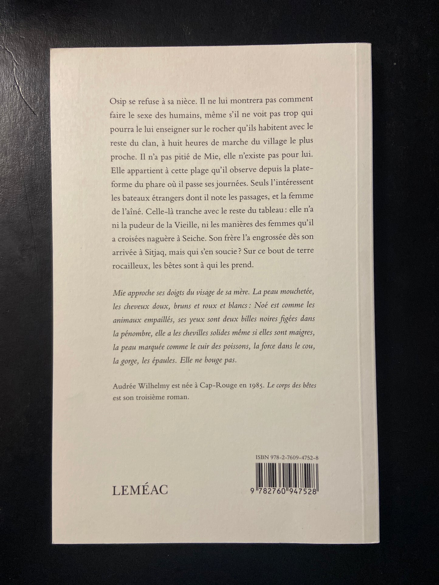 LE CORPS DES BÊTES