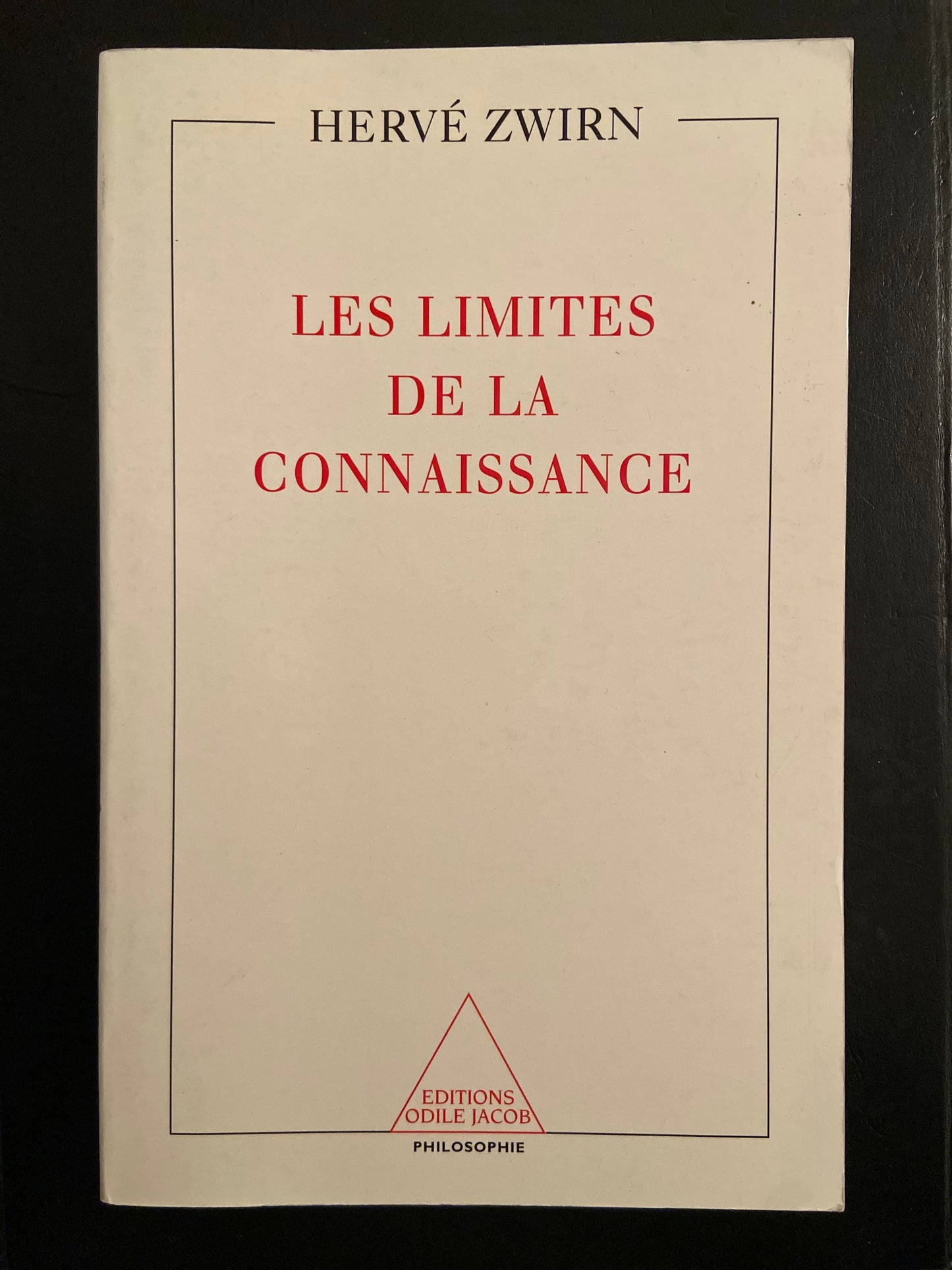 LES LIMITES DE LA CONNAISSANCE
