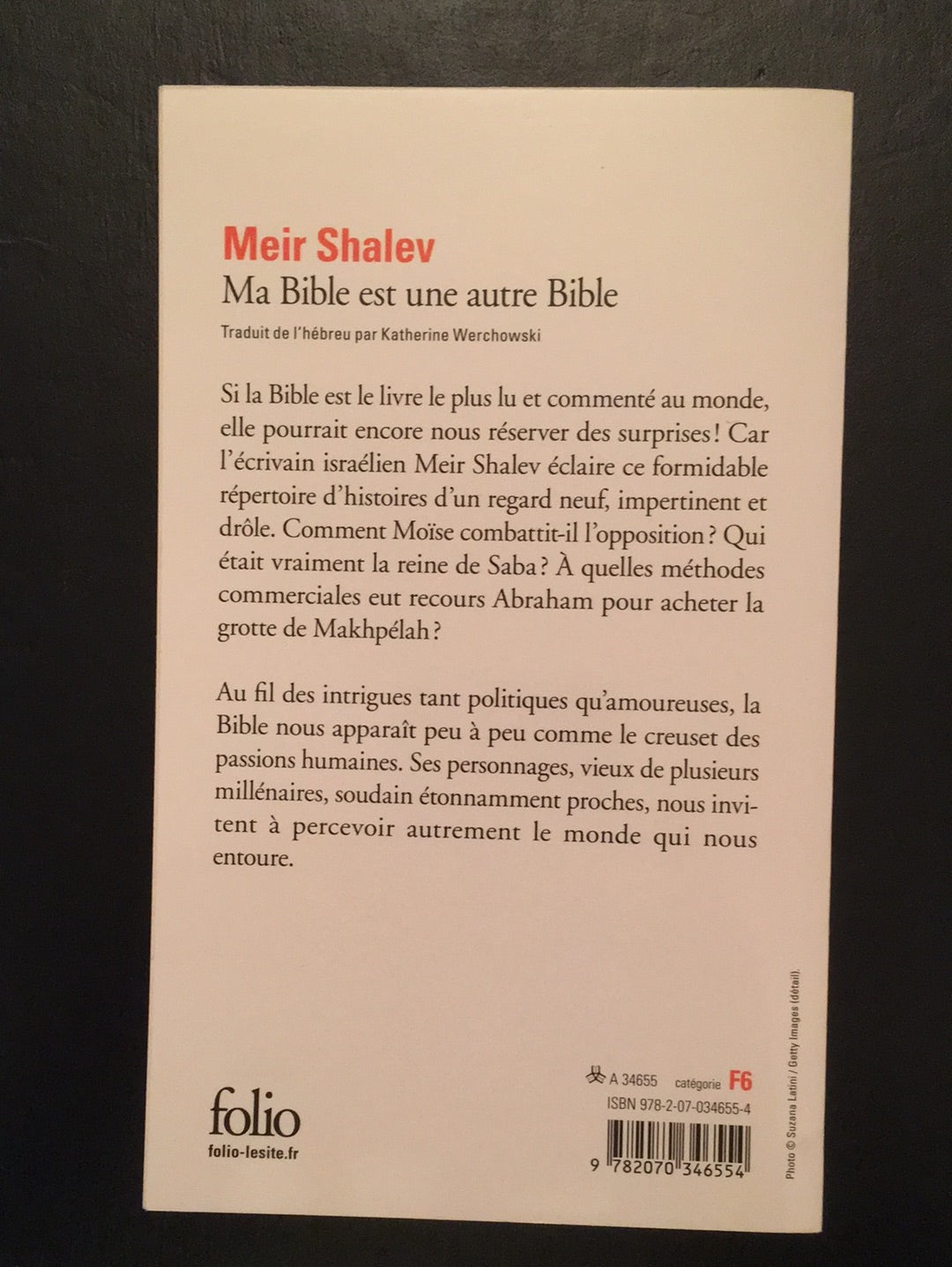 MA BIBLE EST UNE AUTRE BIBLE