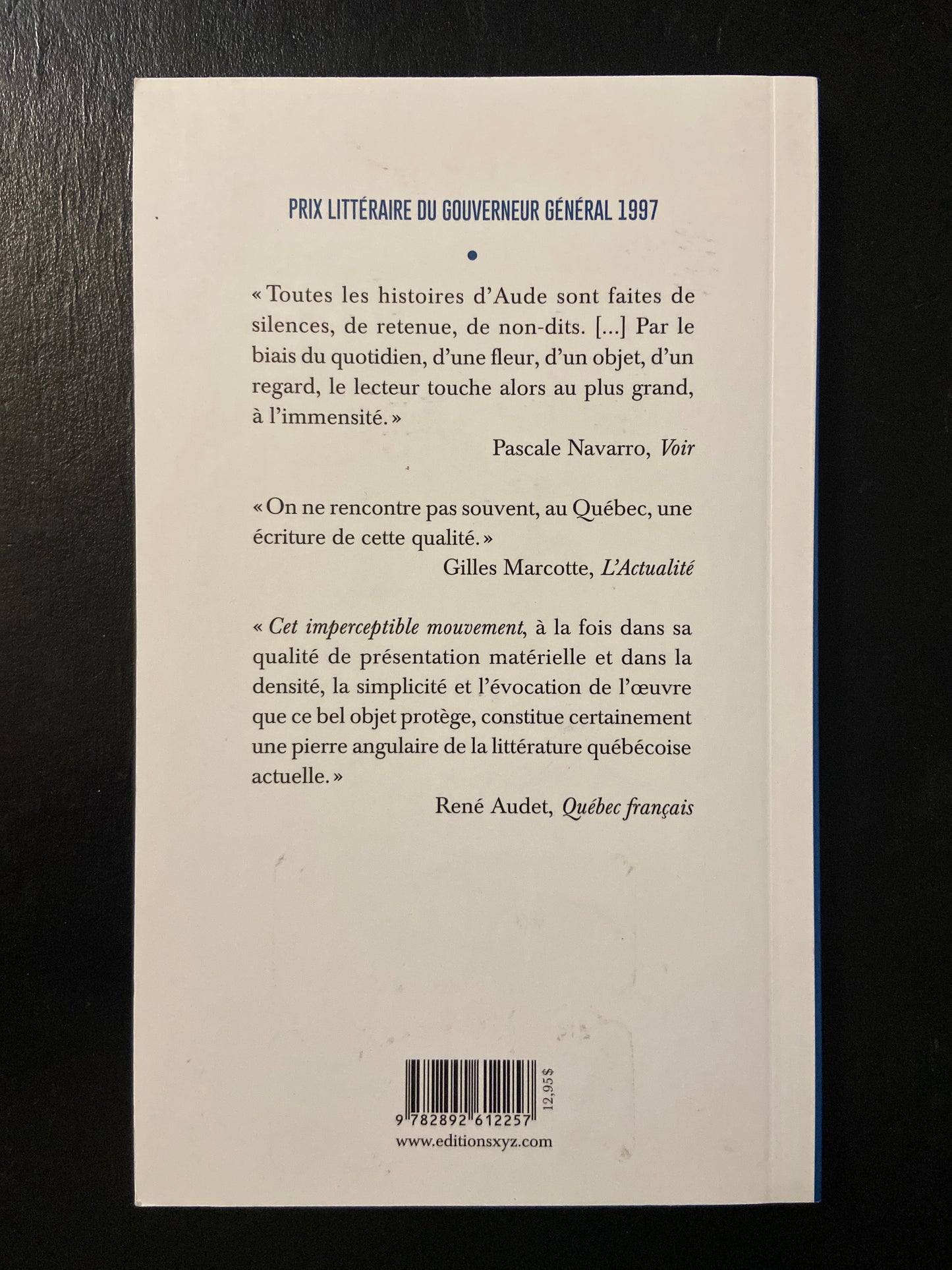 CET IMPERCEPTIBLE MOUVEMENT
