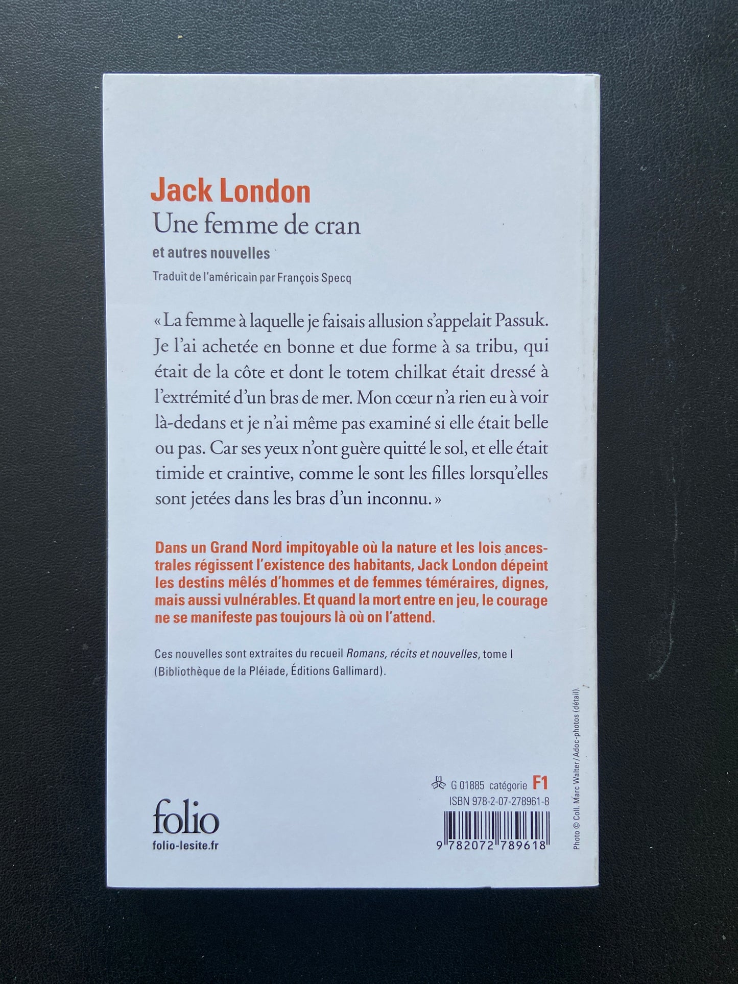 UNE FEMME DE CRAN ET AUTRES NOUVELLES