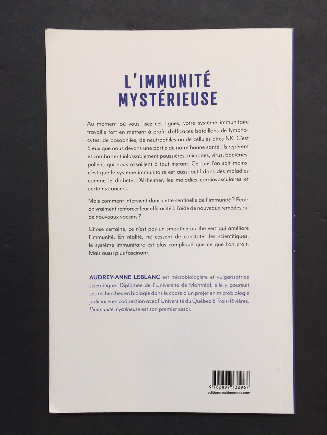 L'IMMUNITÉ MYSTÉRIEUSE