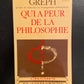 QUI A PEUR DE LA PHILOSOPHIE?