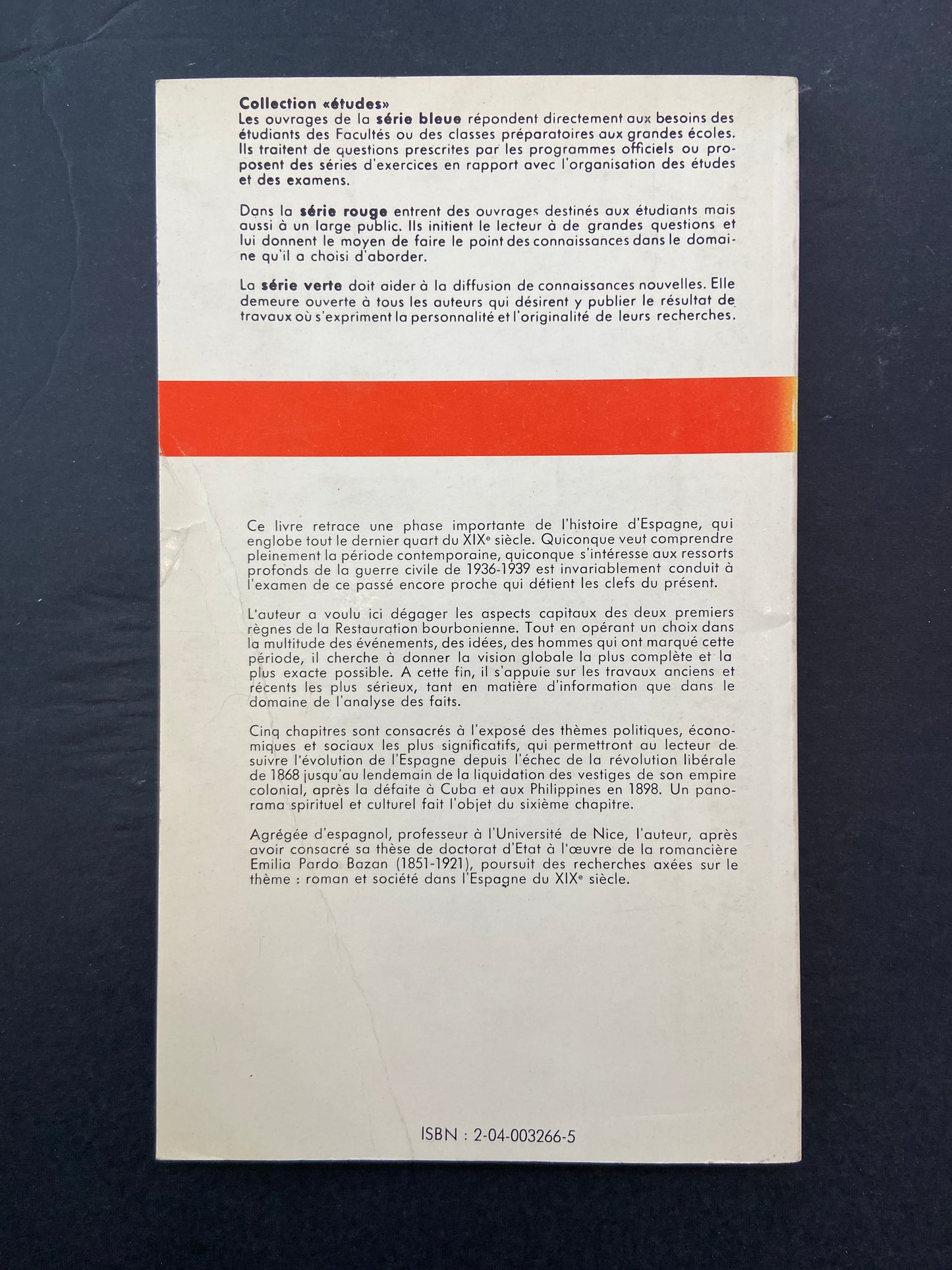 L'ESPAGNE DE LA RESTAURATION 1874-1902