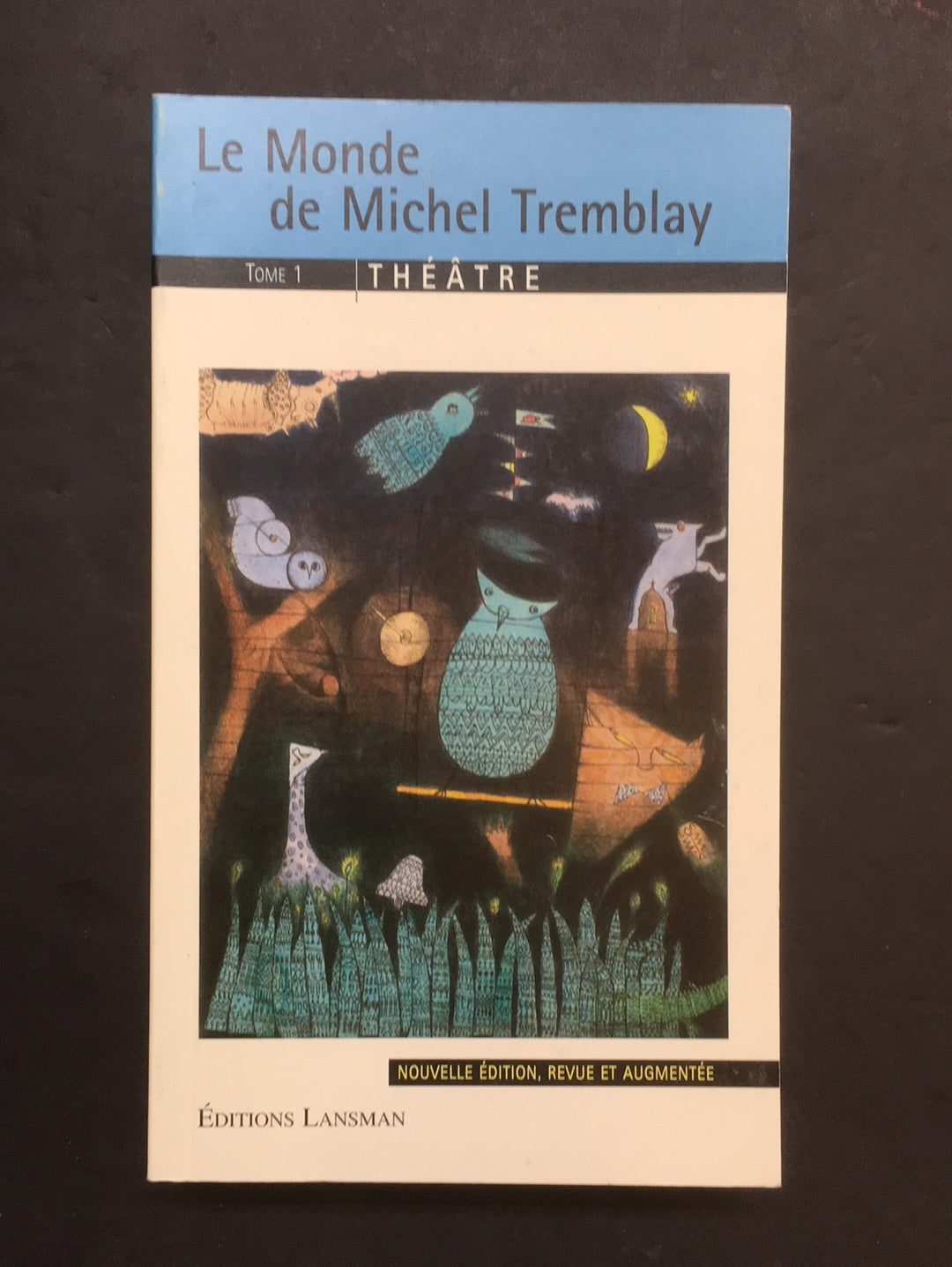 LE MONDE DE MICHEL TREMBLAY - TOME 01 THÉÂTRE