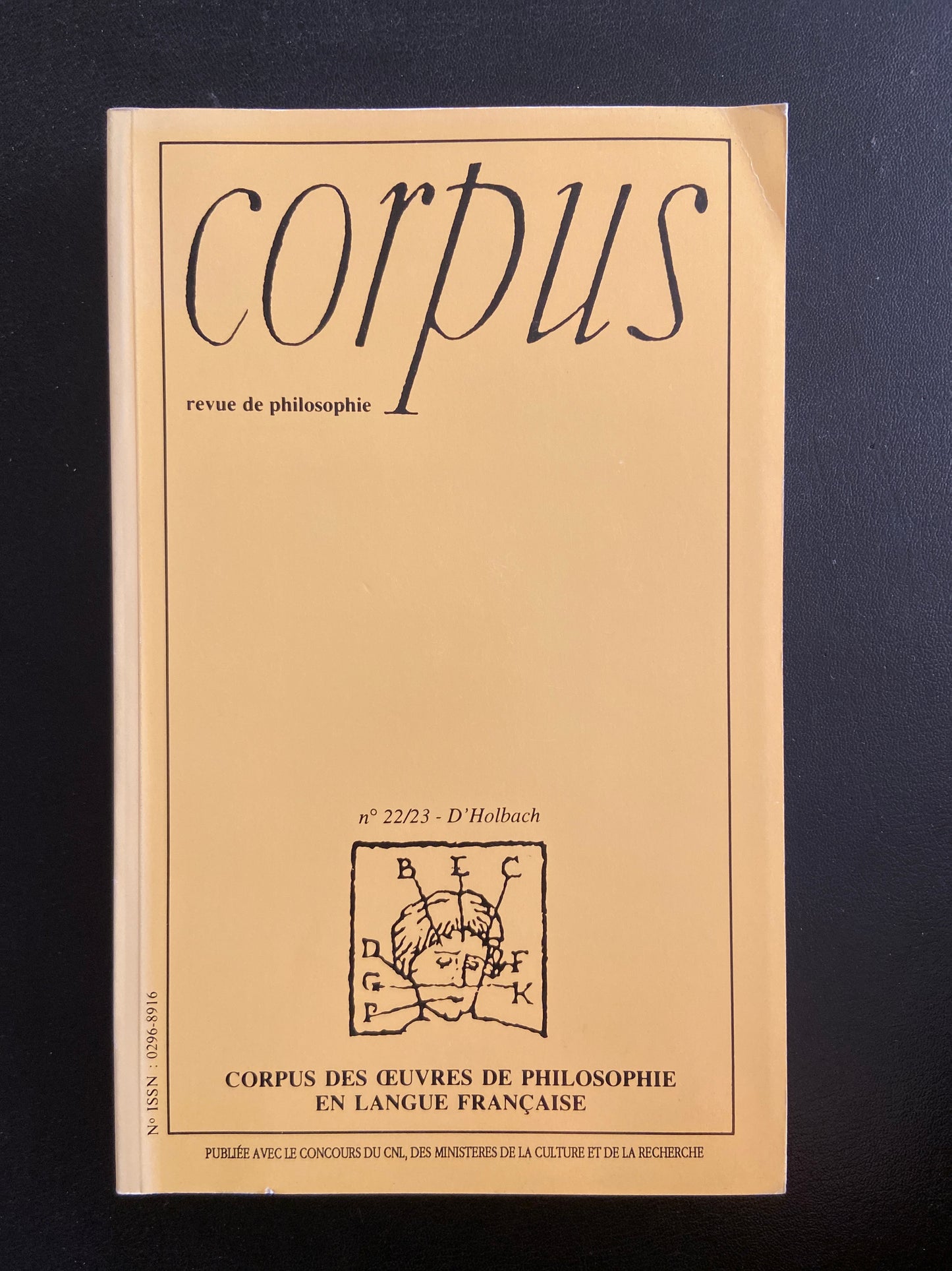 REVUE CORPUS - N°22/23 - D'HOLBACH