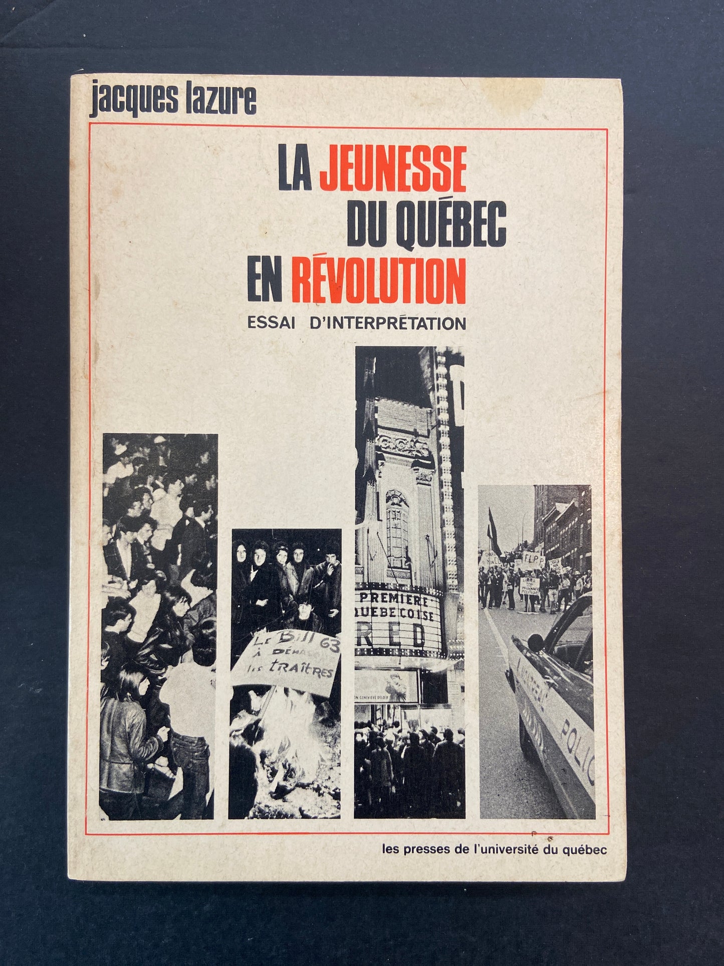 LA JEUNESSE DU QUÉBEC EN RÉVOLUTION