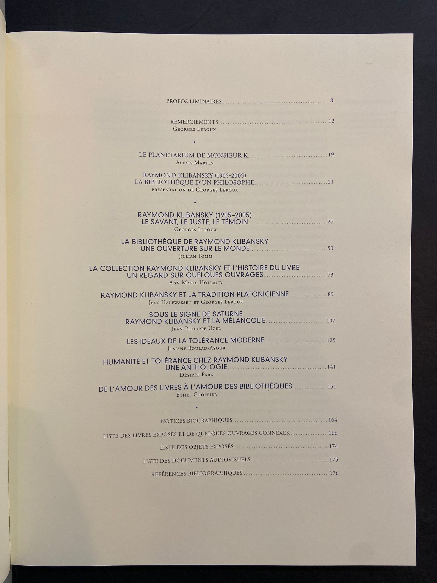 RAYMOND KLIBANSKY (1905-2005) - LA BIBLIOTHÈQUE D'UN PHILOSOPHE