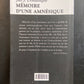MÉMOIRE D'UNE AMNÉSIQUE