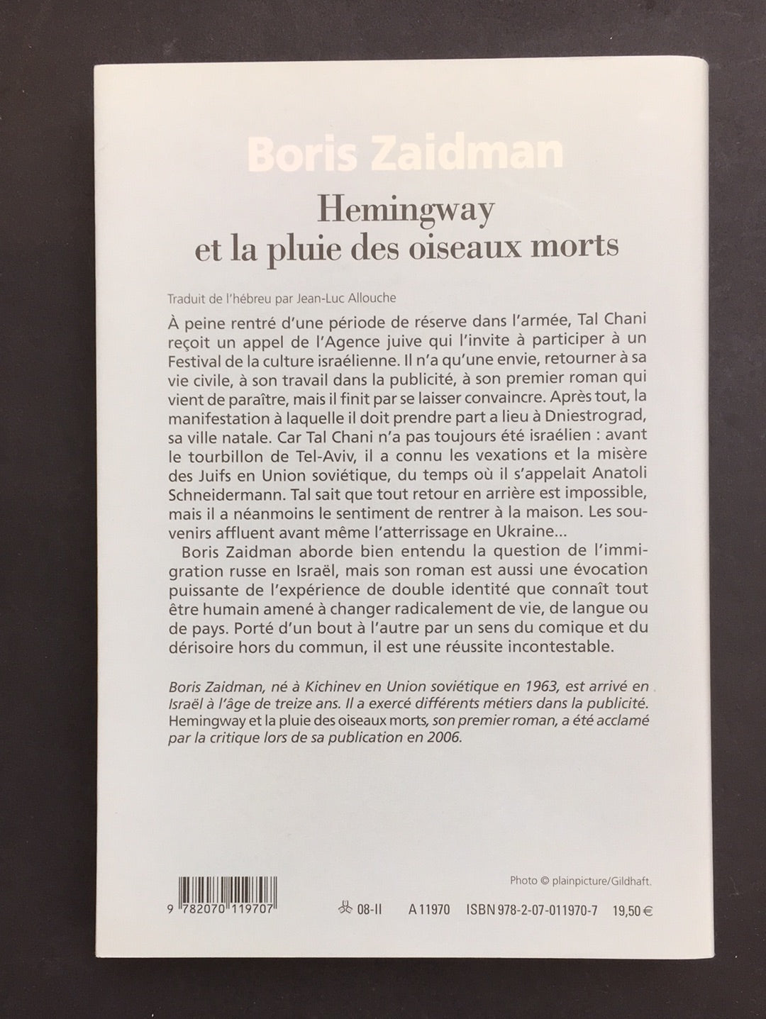 HEMINGWAY ET LA PLUIE DES OISEAUX MORTS