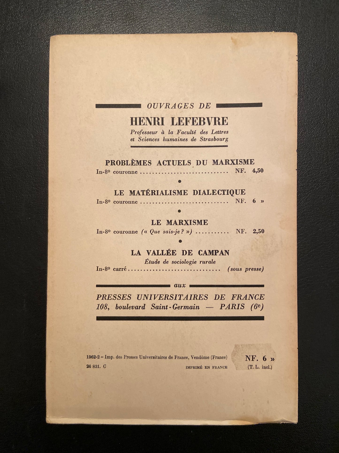 LE MATÉRIALISME DIALECTIQUE