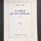 LA FILLE QU'ON APPELLE