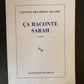 ÇA RACONTE SARAH
