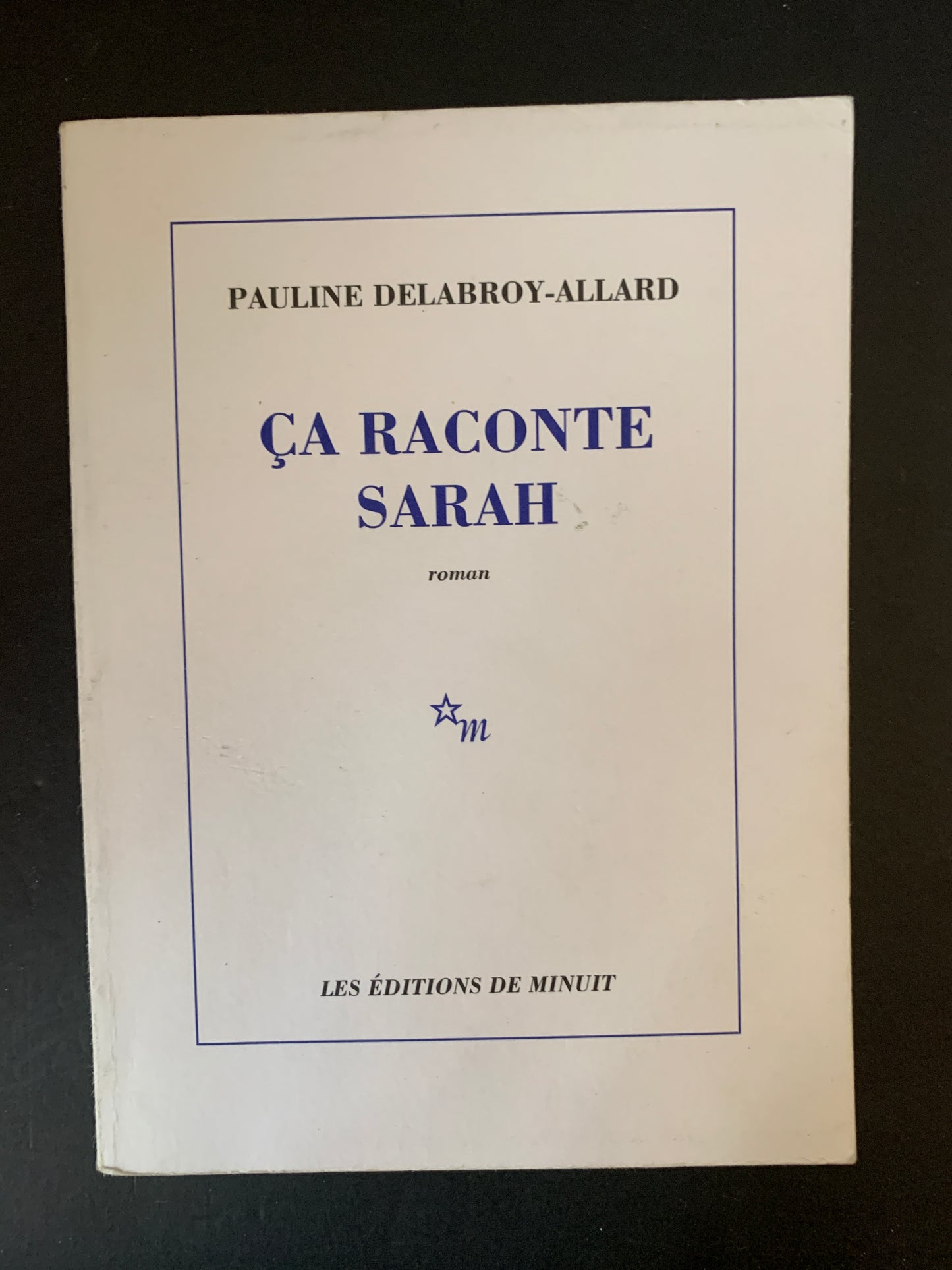 ÇA RACONTE SARAH