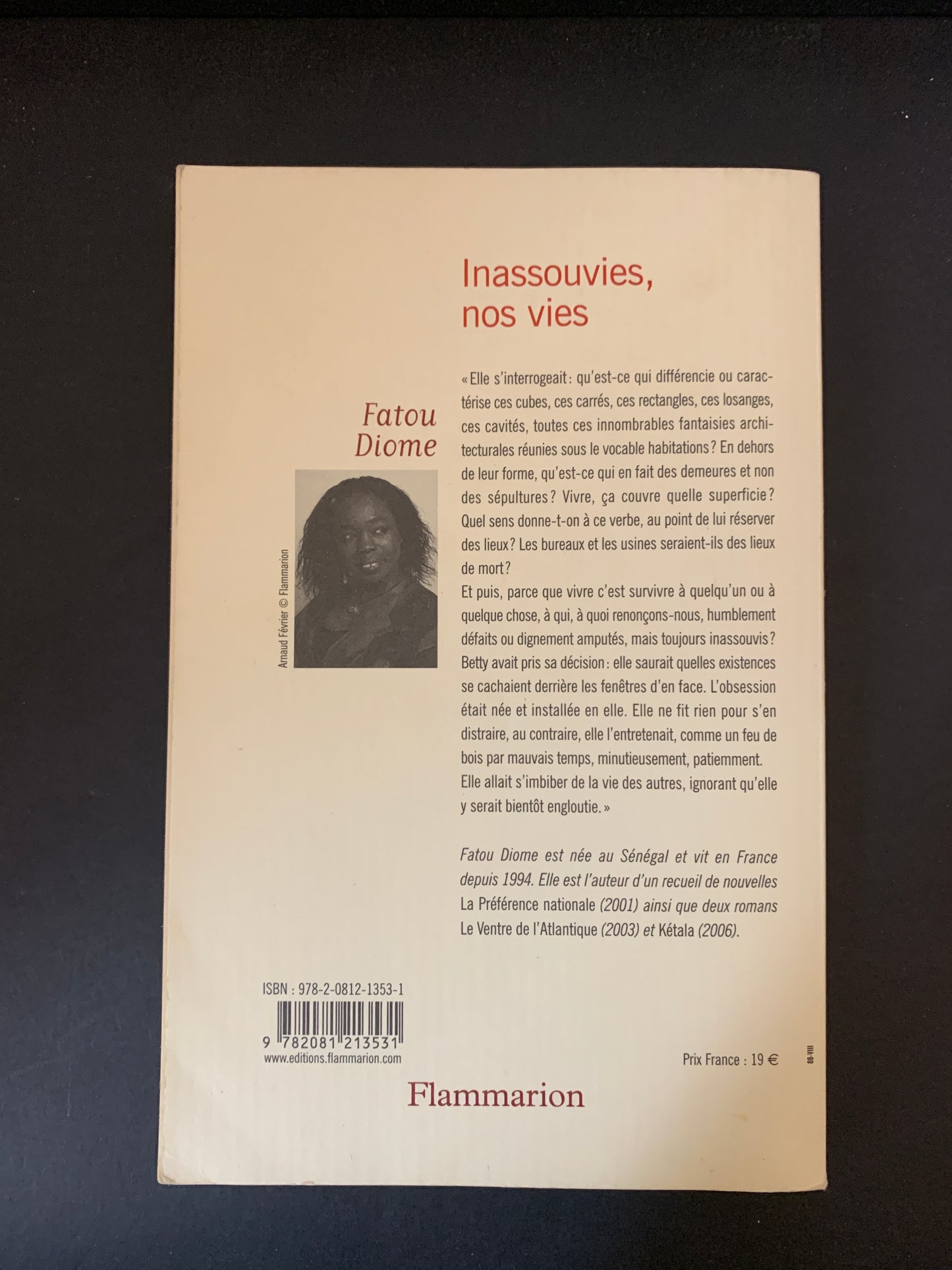 INASSOUVIES NOS VIES