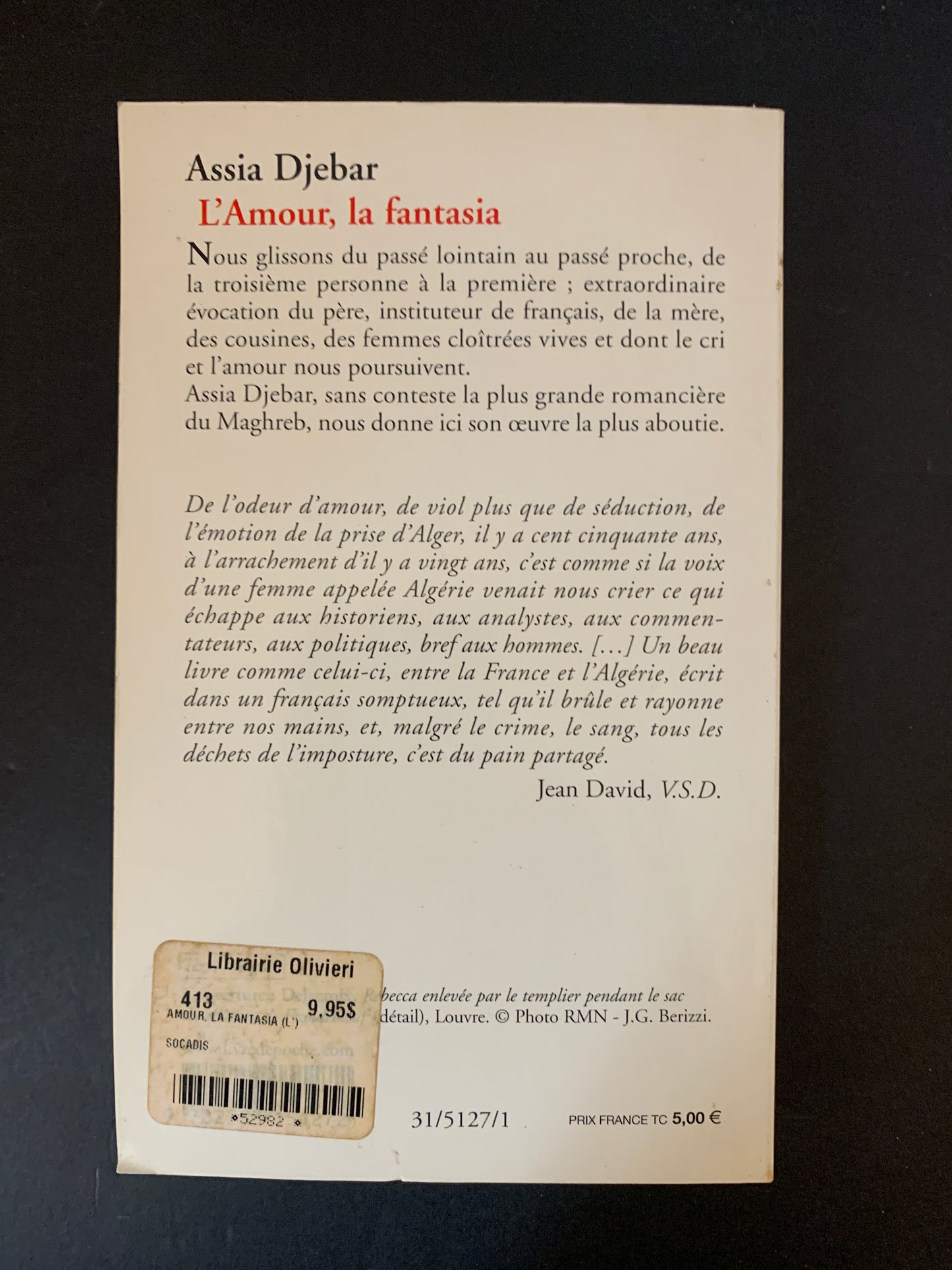 L'AMOUR LA FANTASIA