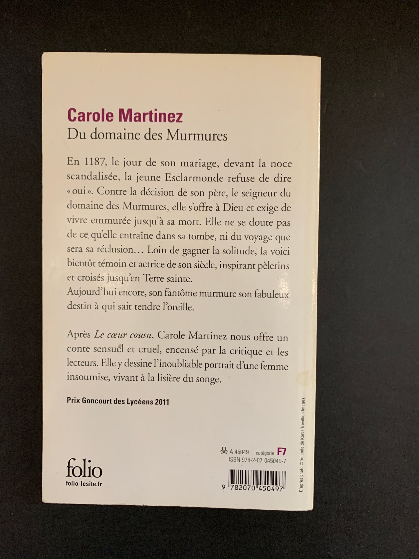 DU DOMAINE DES MURMURES