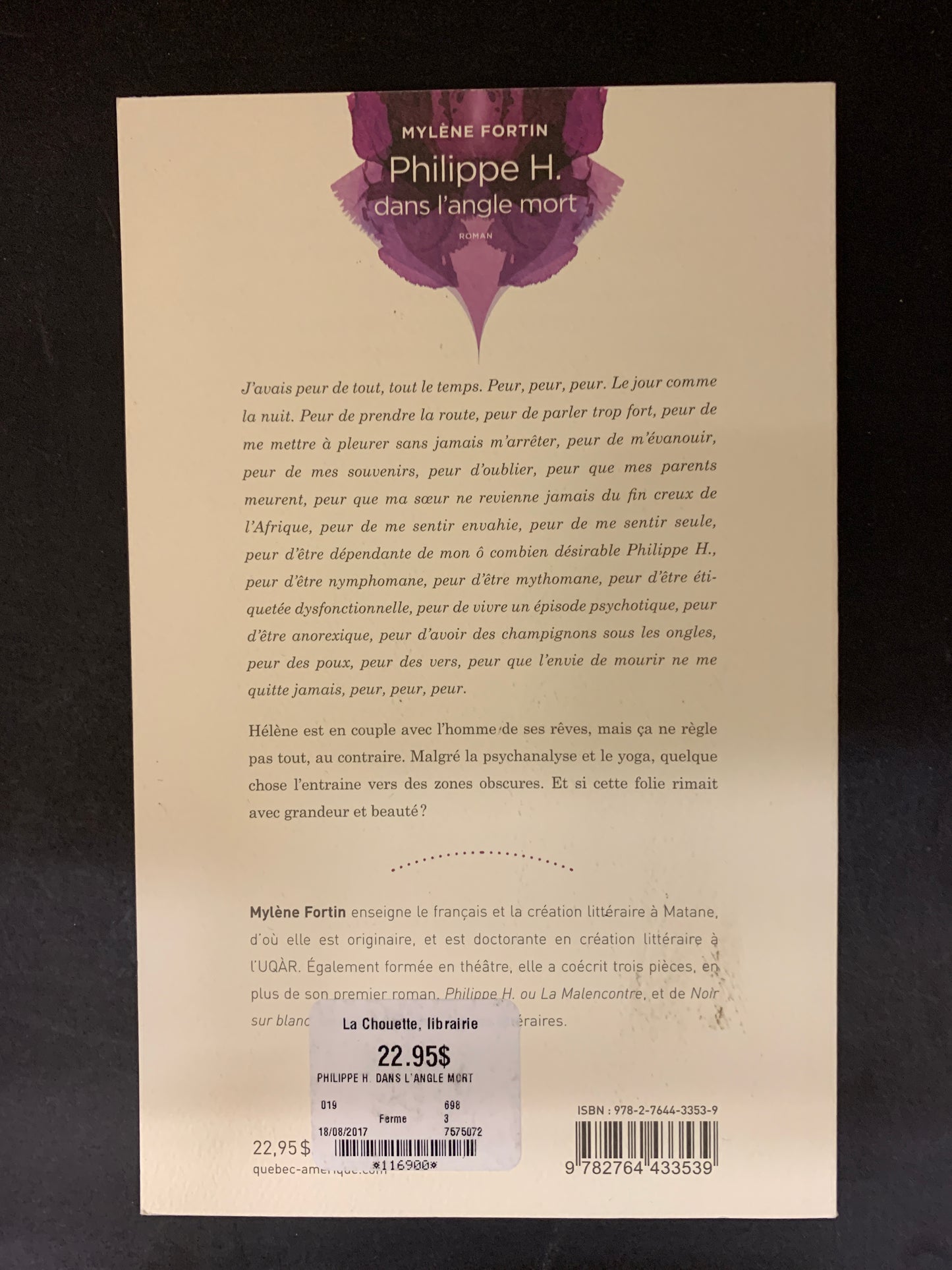PHILIPPE H. DANS L'ANGLE MORT