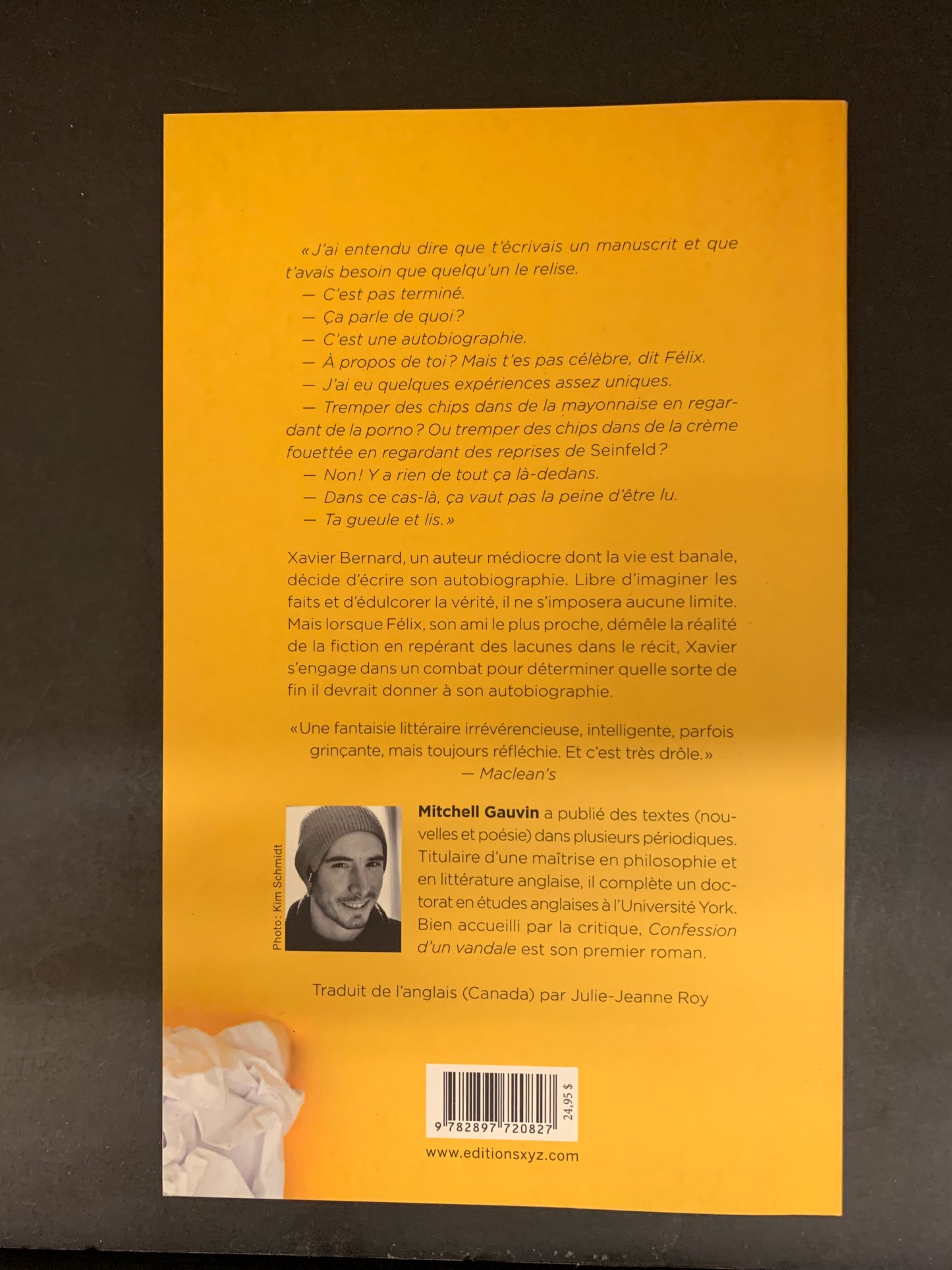 CONFESSION D'UN VANDALE