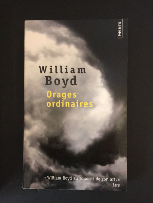 ORAGES ORDINAIRES