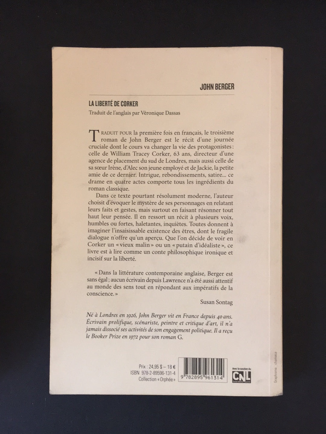 LA LIBERTÉ DE CORKER