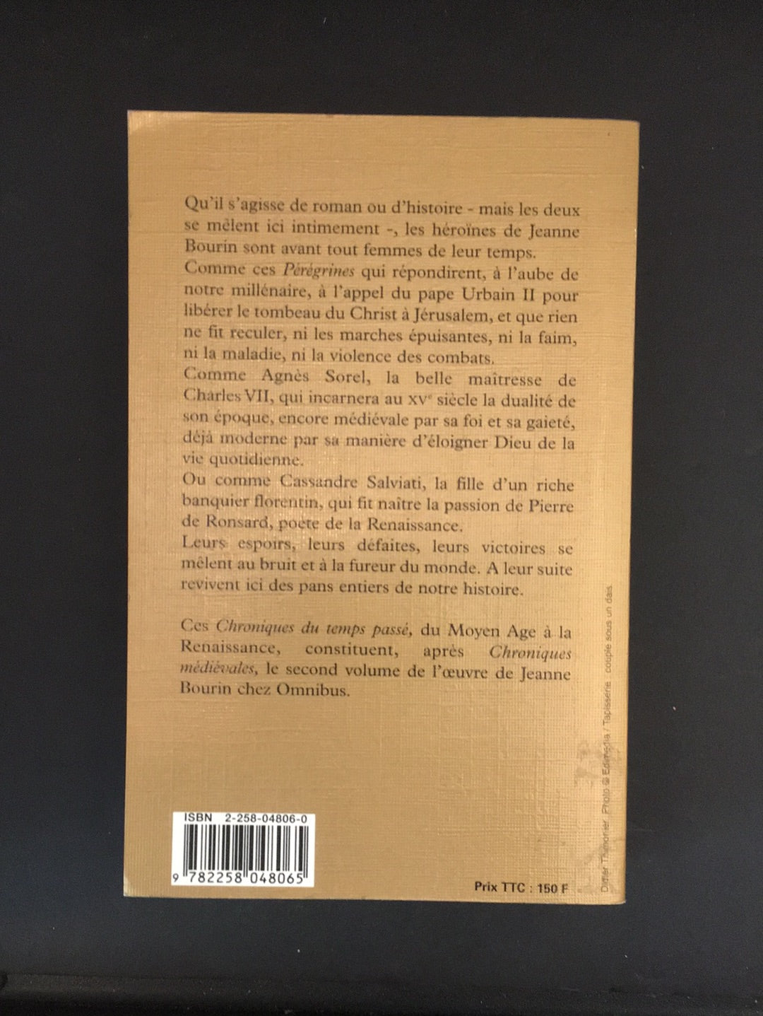 CHRONIQUES DU TEMPS PASSÉ