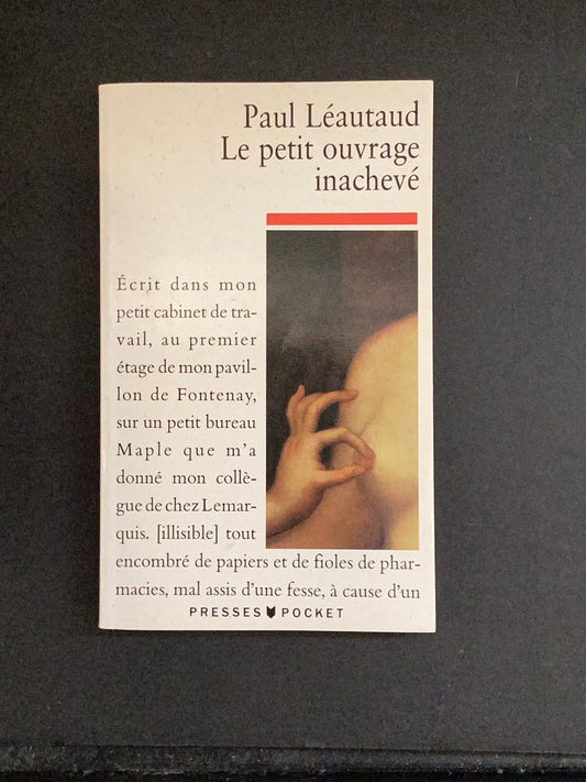 LE PETIT OUVRAGE INACHEVÉ