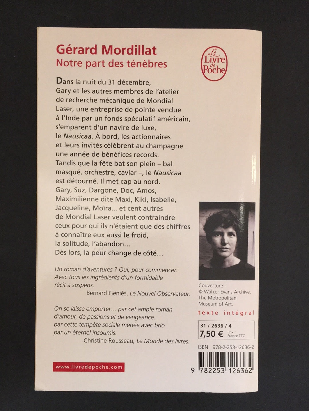 NOTRE PART DES TÉNÈBRES