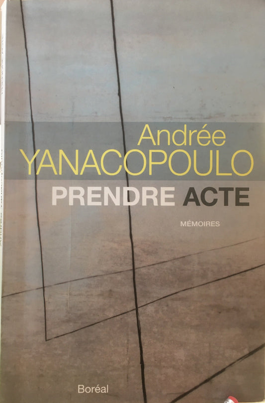 PRENDRE ACTE - Mémoires